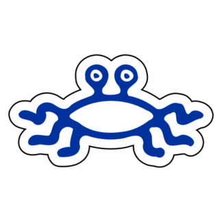 Flying Spaghetti Monster Sticker (Blue)
